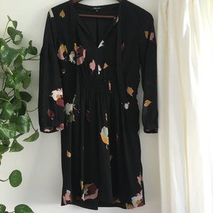 Madewell Abstract Floral Dress